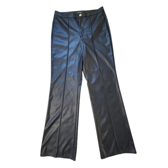 Wild Fable Faux Leather Pants Black 8 - Picture 1 of 9
